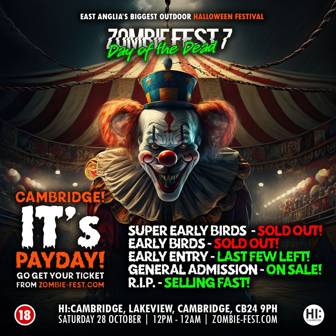 grantepidemik (@grantepidemik) on Twitter photo Sat 28th Oct - epidemik stage <a href="/zombiefestuk/">ZombieFestUK</a> - CB24 9PH - pay day ticket π« deals NOW zombie-fest.com Sat 28th Oct - epidemik stage <a href="/zombiefestuk/">ZombieFestUK</a> - CB24 9PH - pay day ticket π« deals NOW zombie-fest.com