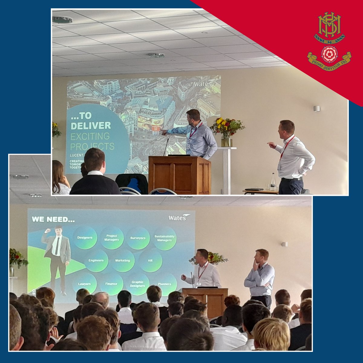 Thanks to @WatesGroup for talking to #MHS Year 10&11s about careers in construction!

#MoreHouseSchool #Farnham #dyslexia #apprenciteships #lifeafterschool #careeeropportunities #careers #nextsteps #watesconstruction #transformativeeducation #independentschool #fridaymotivation