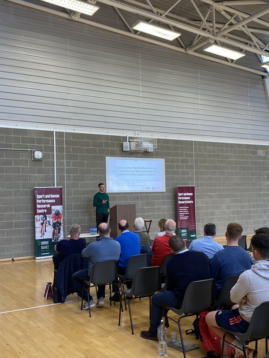 SHPRC (@sporthumanperf) on Twitter photo Time for oral presentations on a wide variety of themes related to sport and human performance!
1st presenter <a href="/eddiemc44/">Eddie McGuinness</a> on sprinting distance and split times impact on maximum printing speed in ladies Gaelic football
#NSHPC2023 #SHPRC Time for oral presentations on a wide variety of themes related to sport and human performance!
1st presenter <a href="/eddiemc44/">Eddie McGuinness</a> on sprinting distance and split times impact on maximum printing speed in ladies Gaelic football
#NSHPC2023 #SHPRC