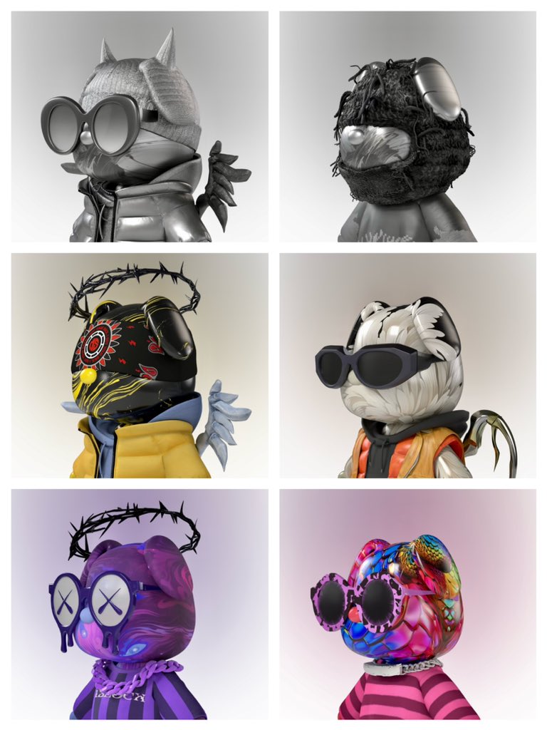 wu_yvan's tweet image. Finally, I fused / minted 70 set MetaSamurai2. 

I selected 6 instead of these 70 sets MetaSamurai2, which one you like the most? 

Happy mid autumn festival! 

#MetaSamurai2 #FUSION 
#1BLOCK #1BG