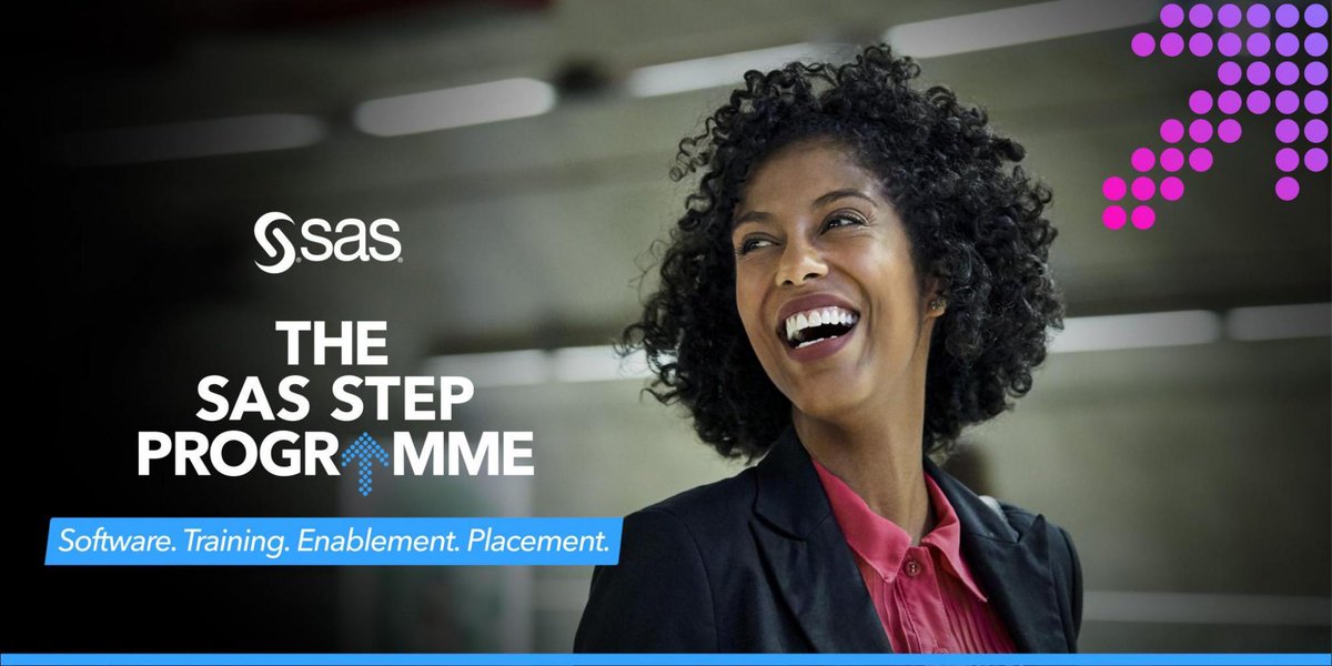 SASSoftwareIE's tweet image. Here&apos;s an opportunity to access free online learning and brush up your #data skills - check out our SAS STEP Programme 2.sas.com/6010uB2Yj #SASSTEP