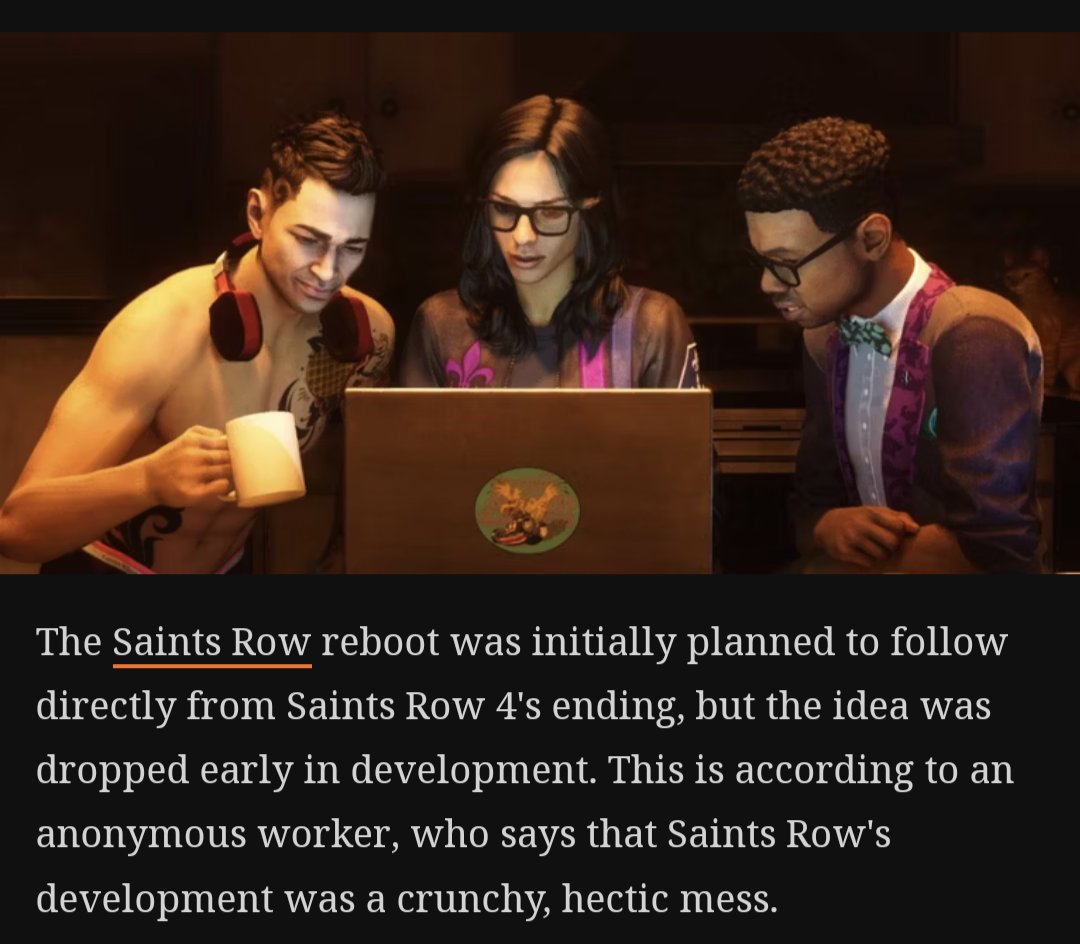 BlackPanthaaYT's tweet photo. Saints Row reboot bumped up my list for this alone https://t.co/0bziYGLCw3