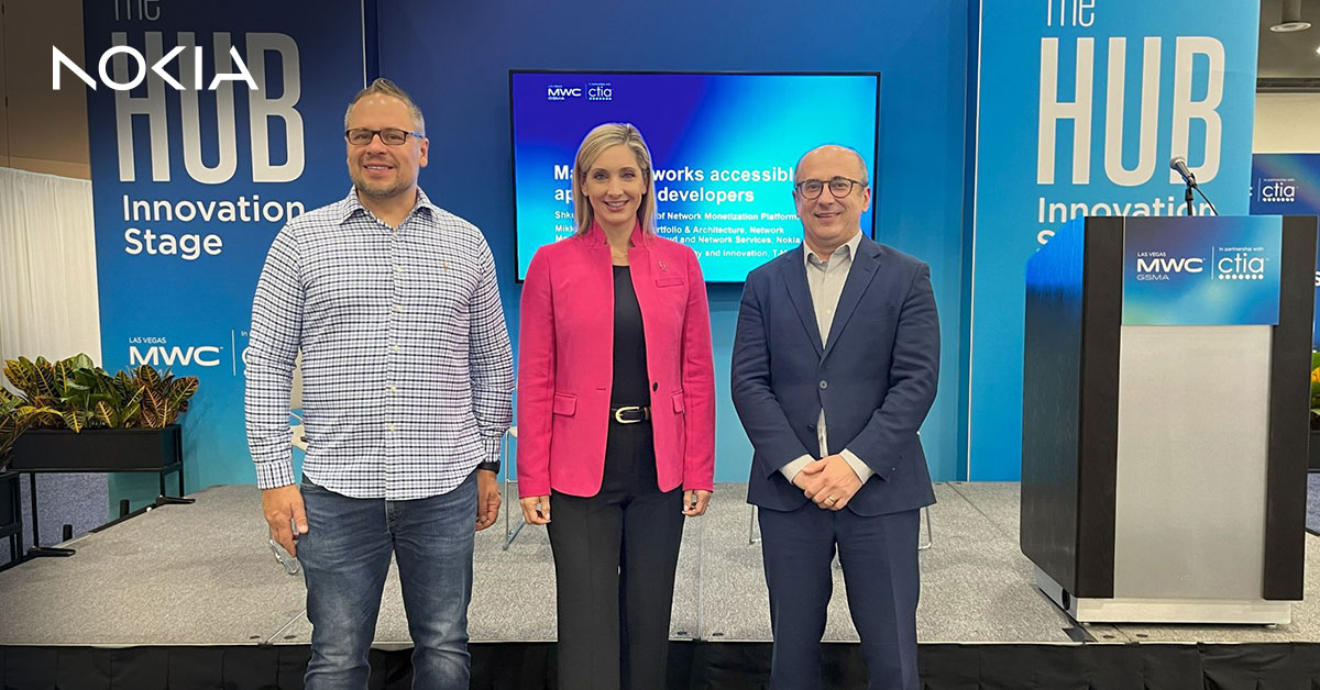 nokianetworks's tweet image. 📢Just wrapped up a fantastic time at #MWC2023! Check out the highlights:
 
1️⃣ #NetworkasCode: Empowering programmable networks
2️⃣ 5G Ecosystems: Unlocking new business value
3️⃣ Network as Code Developer Portal: Access to advanced telecom APIs
 
Know more: nokia.ly/48zK1jS