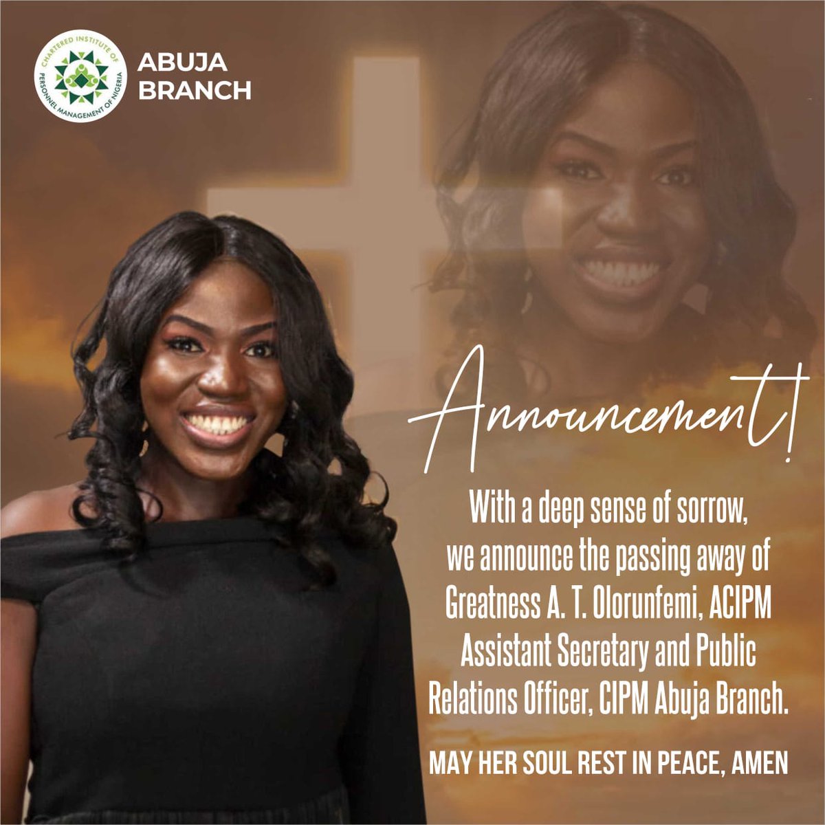 Og_pamz's tweet photo. Rest in Power Greateness.
 Nigeria happened to you!!

#RIPGreatness #OneChance #victimsofonechance 

#JusticeForGreatnessHR
#RIPgreatnessHR

#MaitamaHospital
#Reformthehealthcarepolicy
#AbujaLivesMatter
#AllLivesMatter https://t.co/7ZCr9K0BHL