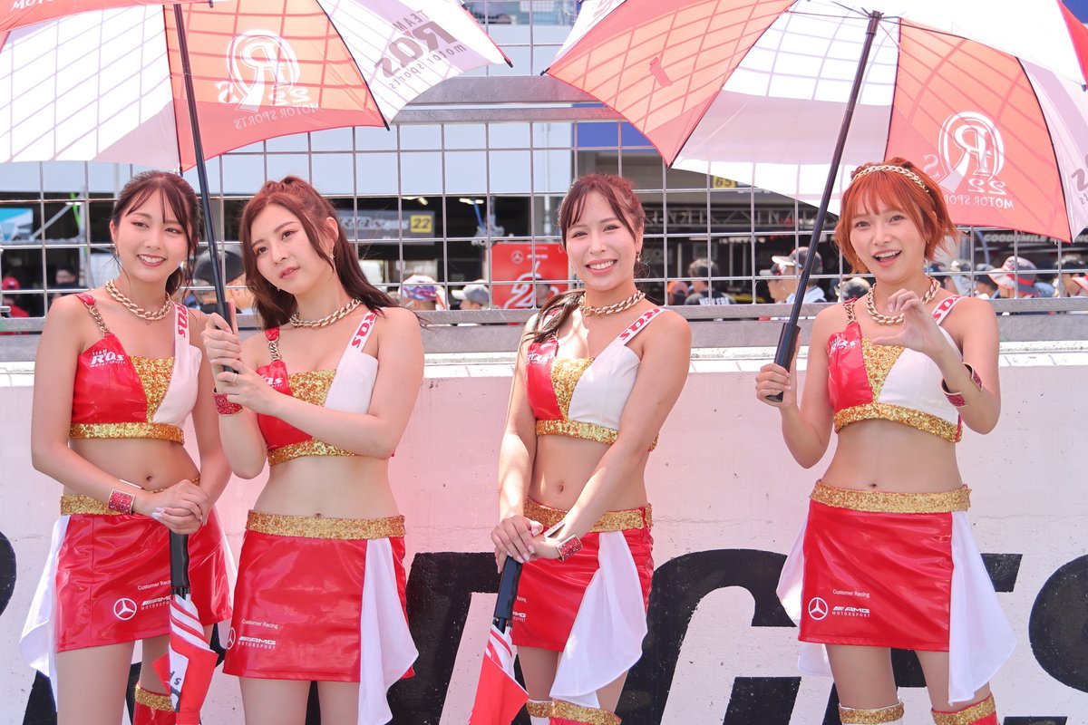 thalys0204's tweet photo. 2023.08.27
#SUPERGT＠#鈴鹿サーキット
GT300 No.22 R'Qs motorsports
R'Qs racing girls
右から
安西茉莉さん（@anzaimari）
波岡なみさん（@777___nami）
橘京さん（@KyonnTachibana）
菅田れもんさん（@sudalemonnn）

#安西茉莉
#波岡なみ
#橘京
#菅田れもん
#rqsracinggirls https://t.co/qP8d4H8wFy
