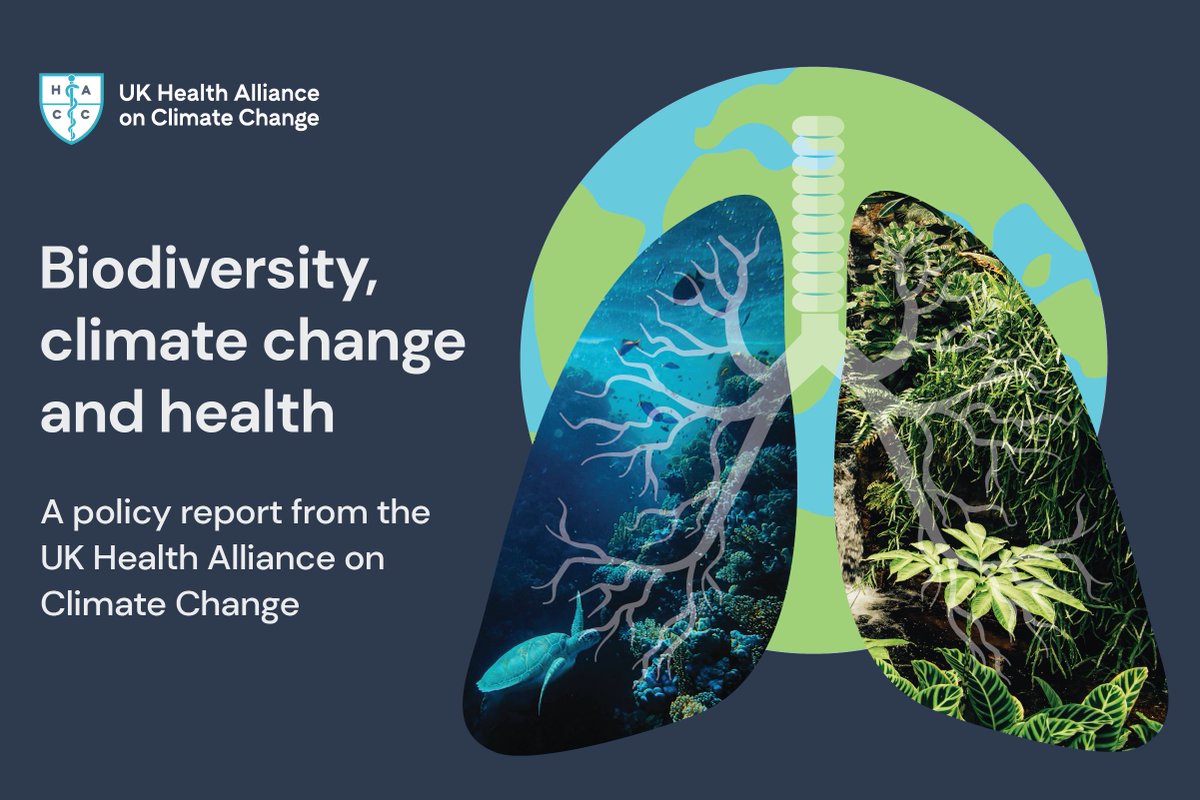 The UK Health Alliance on Climate Change has recently launched a report on biodiversity, climate change and health. Climate & ecological crises adversely impact health and the BACCN is represented on the UKHACC by Trish McCready. Read the report at ukhealthalliance.org/influencing-po….