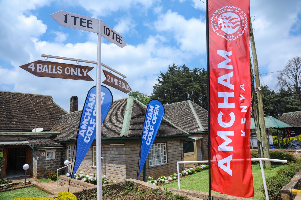 AmChamKE's tweet photo. ⛳It's tee-off time at our 2023 #AmChamGolfOpen! Let the games begin! A huge thank you to all our sponsors for their generous support. Stay tuned for updates and exciting moments! #AGO #AGO23 https://t.co/hZzaIuQbY9