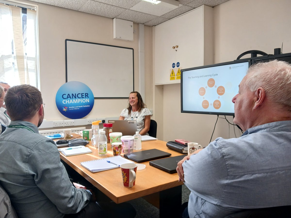 HNYCancer's tweet photo. Yesterday we proudly delivered the very first 'Train the Trainer' session to staff at @EMASNHSTrust. 

The Trust have expanded on their initial initiative of raising awareness about cancer and screening and will now be able to deliver their own #CancerChampions sessions. https://t.co/YqAj8nb5Sj