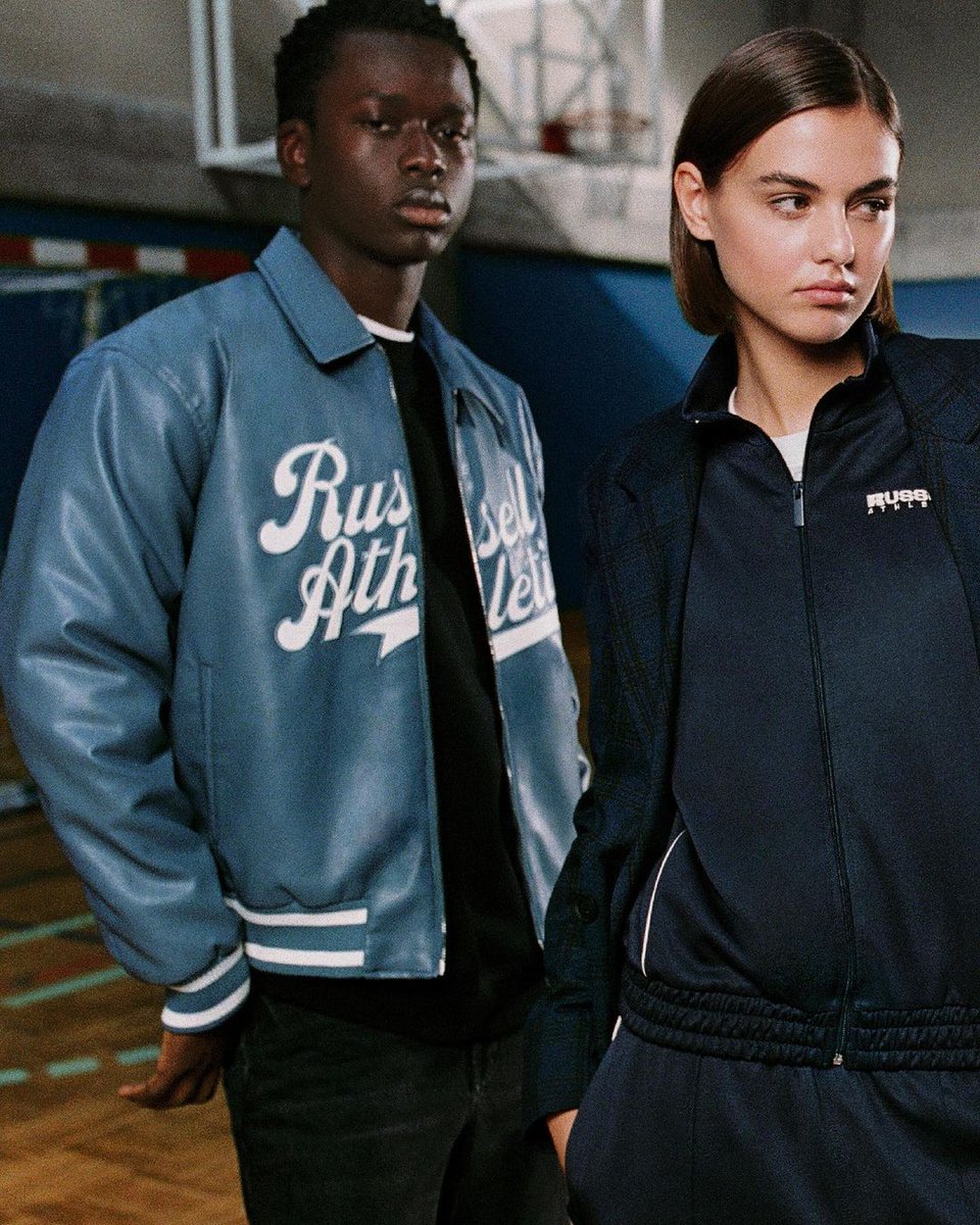 Russell Athletic by <a href="/pullandbear/">Pull&Bear</a>
is out now. The 90s collaboration promoting varsity style.