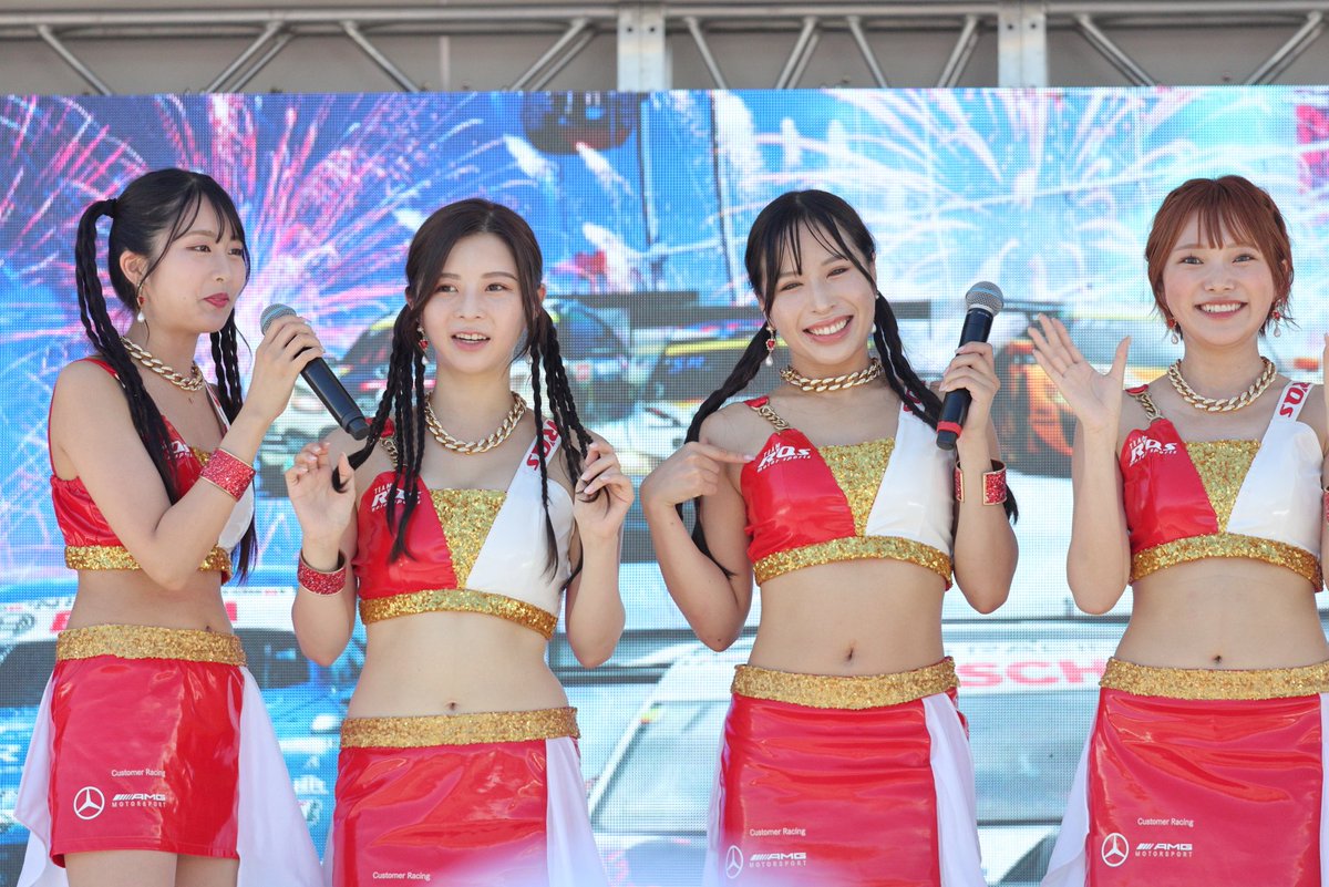 thalys0204's tweet photo. 2023.08.26～27
#SUPERGT＠#鈴鹿サーキット
GT300 No.22 R'Qs motorsports
R'Qs racing girls
右から
安西茉莉さん（@anzaimari）
波岡なみさん（@777___nami）
橘京さん（@KyonnTachibana）
菅田れもんさん（@sudalemonnn）

#安西茉莉
#波岡なみ
#橘京
#菅田れもん
#rqsracinggirls
#RQsmotorsports https://t.co/YbwyBT1TsB