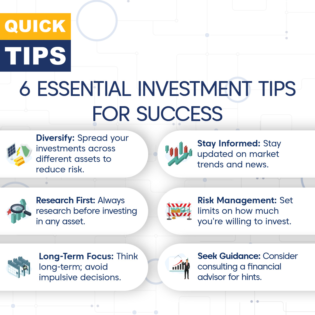 Ready to supercharge your #investment journey? 🚀 Discover the 6 essential tips that can lead you to #success in the world of #finance. 📈💰