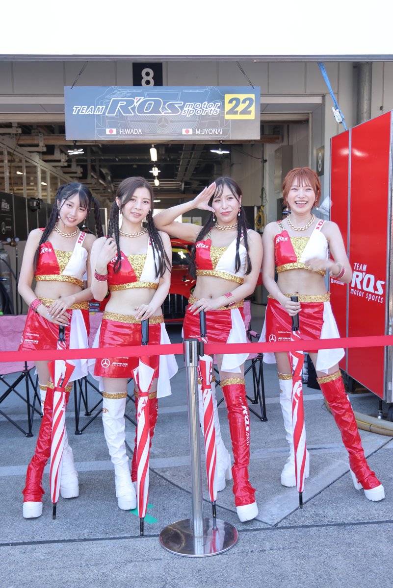 thalys0204's tweet photo. 2023.08.26～27
#SUPERGT＠#鈴鹿サーキット
GT300 No.22 R'Qs motorsports
R'Qs racing girls
右から
安西茉莉さん（@anzaimari）
波岡なみさん（@777___nami）
橘京さん（@KyonnTachibana）
菅田れもんさん（@sudalemonnn）

#安西茉莉
#波岡なみ
#橘京
#菅田れもん
#rqsracinggirls
#RQsmotorsports https://t.co/iJ2nvkiRbW