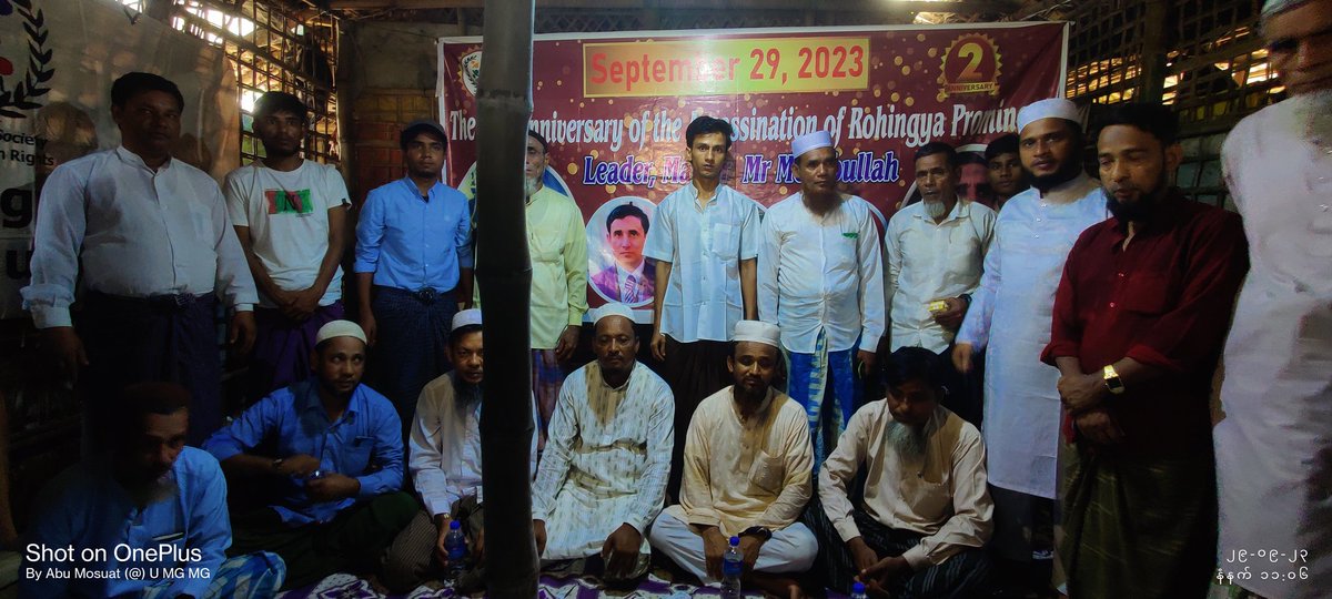 UMgMgTin4's tweet photo. Today marks the second Anniversary of the Assassination of Rohingya Leader and Martyr Mr. Mohibullah, chairman of Arakan Rohingya Society for Peace and Human Rights-ARSPH.
#RohingyaLeader
#Mohibullah
#Peacefather
#humanrightsdefender
#ProminentLeader
September 29, 2023 https://t.co/9pXJrSY97d