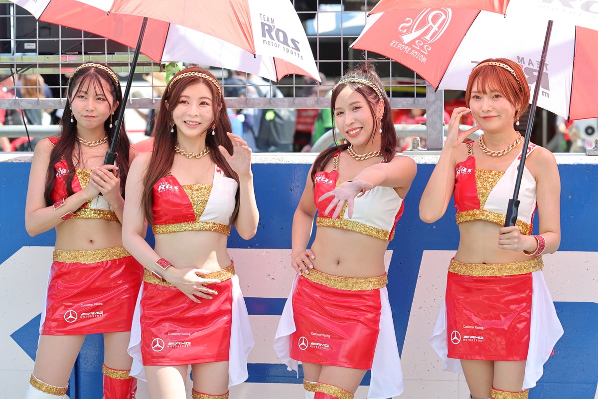 thalys0204's tweet photo. 2023.08.05～06
#SUPERGT＠#富士スピードウェイ
GT300 No.22 R'Qs motorsports
R'Qs racing girls
右から
安西茉莉さん(@anzaimari)
波岡なみさん(@777___nami)
橘京さん(@KyonnTachibana)
菅田れもんさん(@sudalemonnn)

#安西茉莉
#波岡なみ
#橘京
#菅田れもん
#rqsracinggirls
#rqsmotorsports https://t.co/kZEZLQ5GQE