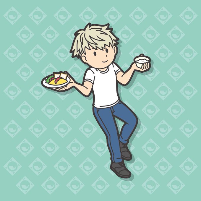 「blonde hair omurice」 illustration images(Latest)