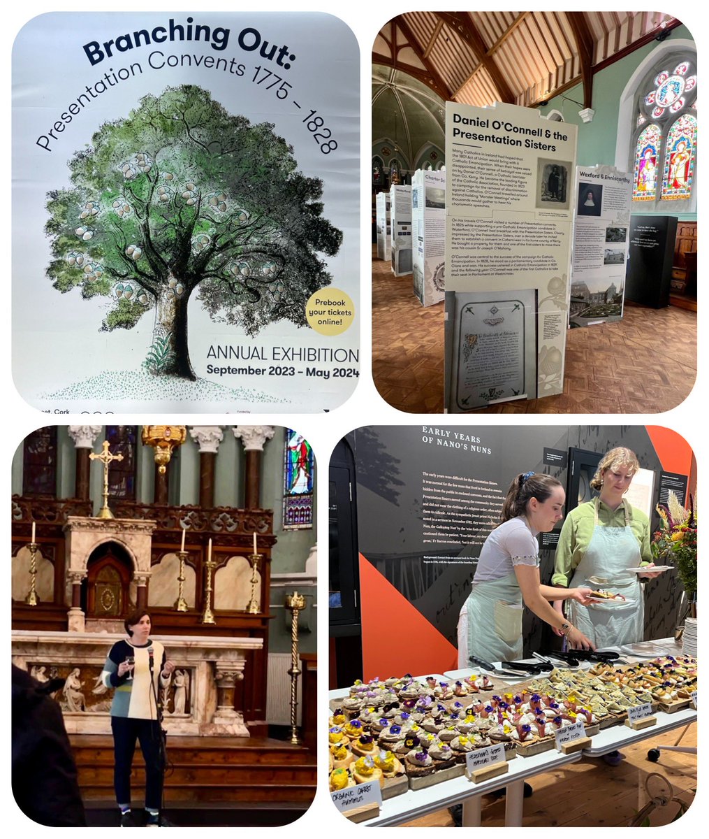 Great launch of ‘Branching Out’ #exhibition in #cork last night. We’ve an excellent website, branchingout.ie with all sorts of #nuntastic material too. #museums #exhibition #history