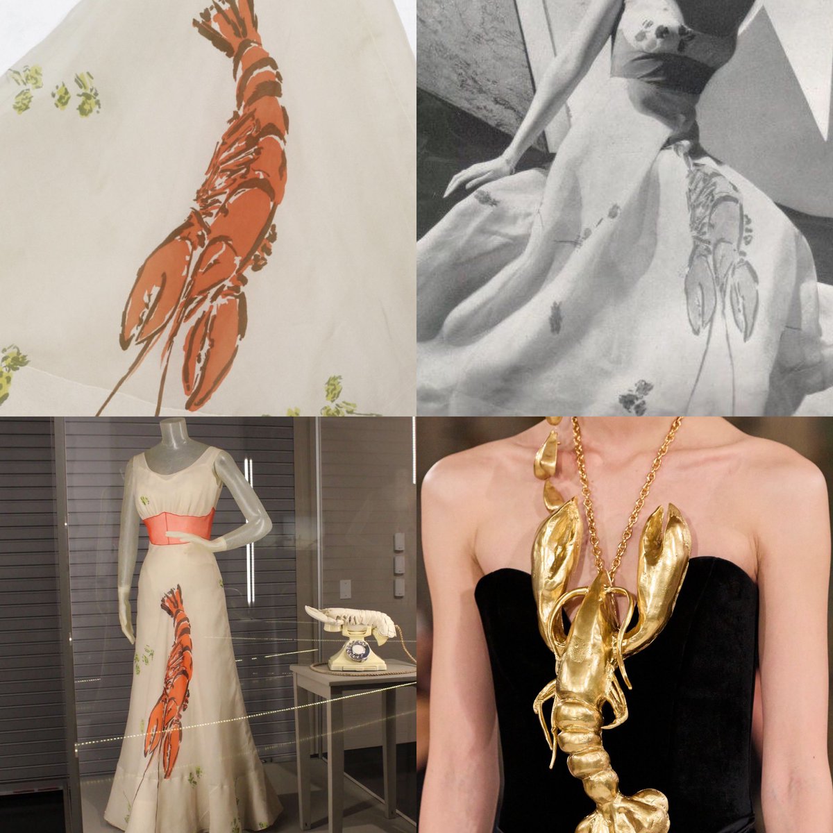 gold lobster dress Gold Venus Wetlook Dress – Di Petsa main image 1