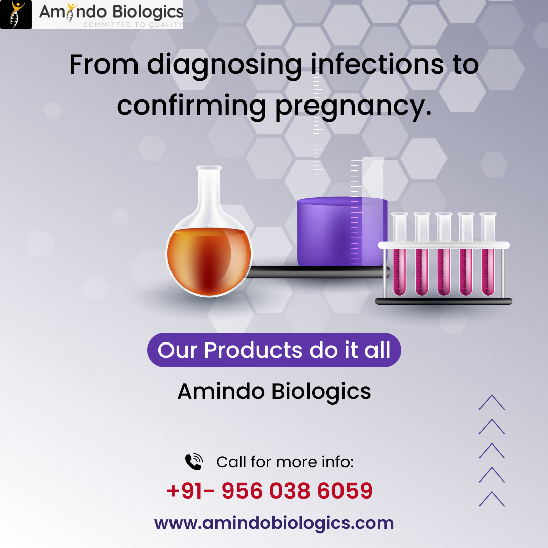 From diagnosing infections to confirming pregnancy, our products deliver precision and reliability. Discover the future of diagnostics with Amindo Biologics.

#AmindoBiologics #Diagnostics #Healthcare #InnovativeSolutions #MedicalDevices #PrecisionDiagnosis