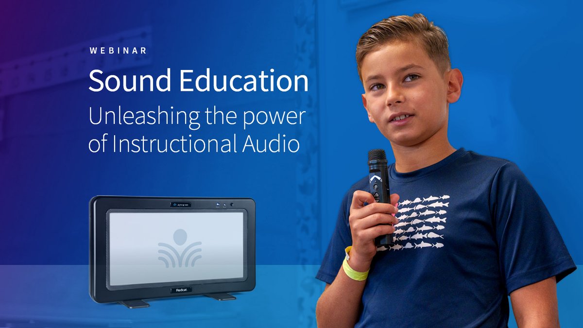 lightspeedtek's tweet photo. 💡Equip every student to hear and understand instruction clearly. Find out how on 10/19 at 12PM. Sign up for our webinar on unleashing the power of audio: [link]

Register now- https://t.co/jNW7vFoLd0 https://t.co/yumEzDp4Rp