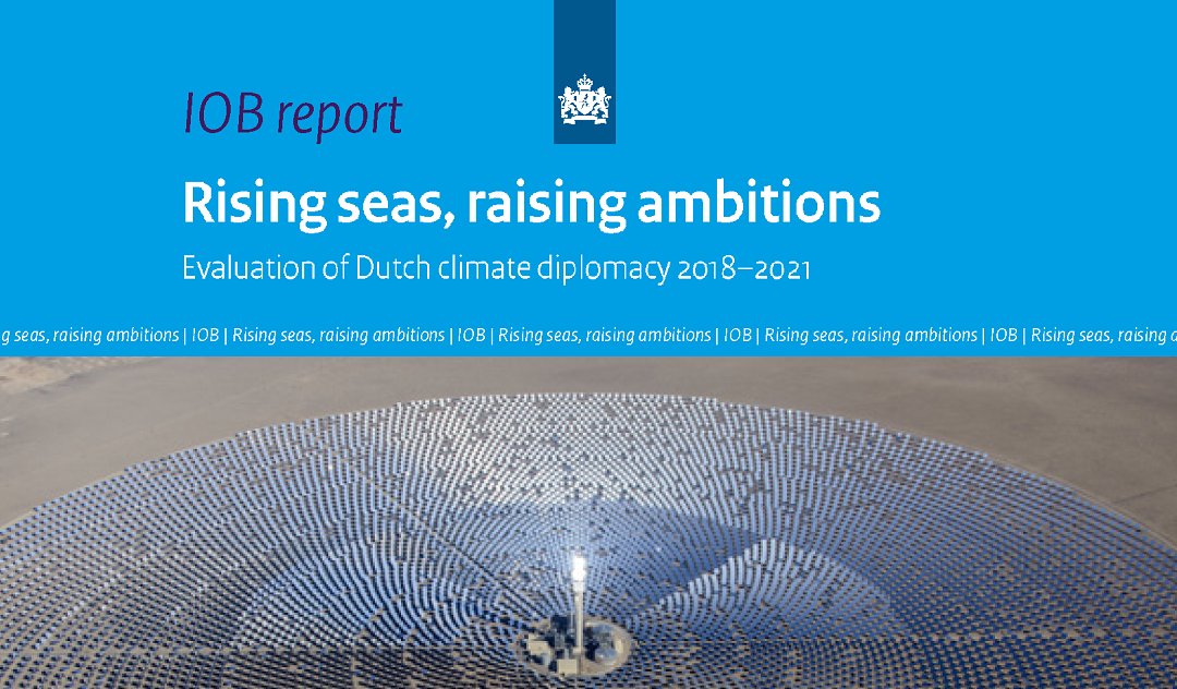 Nederland wil wereldwijd de ambities op het gebied van klimaat vergroten. Hebben de diplomatieke inspanningen vruchten afgeworpen? 👉iob-evaluatie.nl/resultaten/kli…