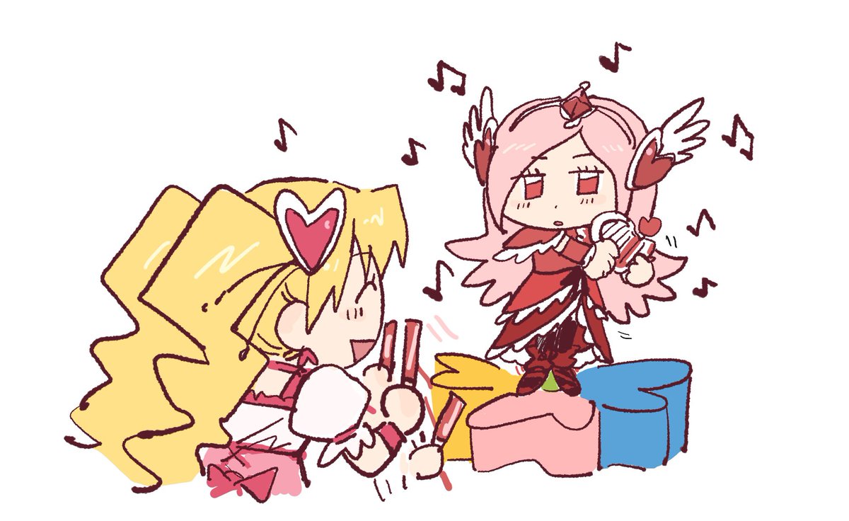 キュアピーチ ,東せつな ,桃園ラブ 「」|79Xのイラスト