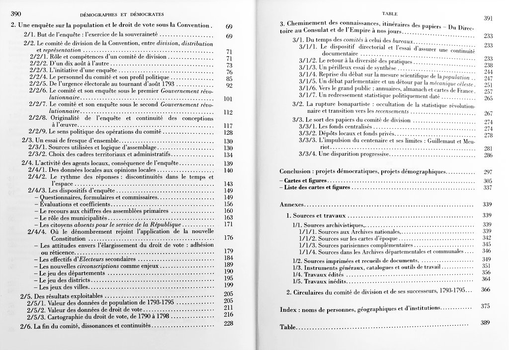 Parmi les ouvrages que nous proposerons à un prix spécial salon : Serge Aberdam, "Démographes et démocrates" (2004), prix Mathiez 2002, vendu exceptionnellement sur place à 10€.
Étude fondamentale sur l'organisation matérielle de la démocratie en France entre 1792 et 1795.
1/2