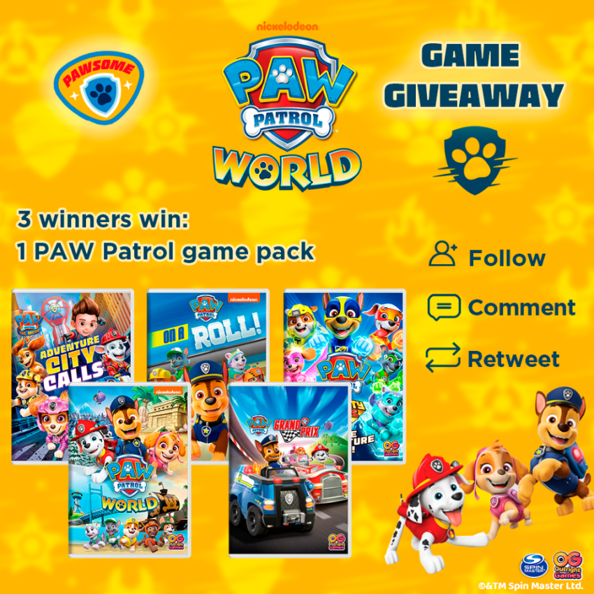 PAW celebrating World Games giveaway!🎁 X: Patrol & win on out PAW Patrol a is will enter: we\'re now Patrol winners Outright Three with assortment including a To \