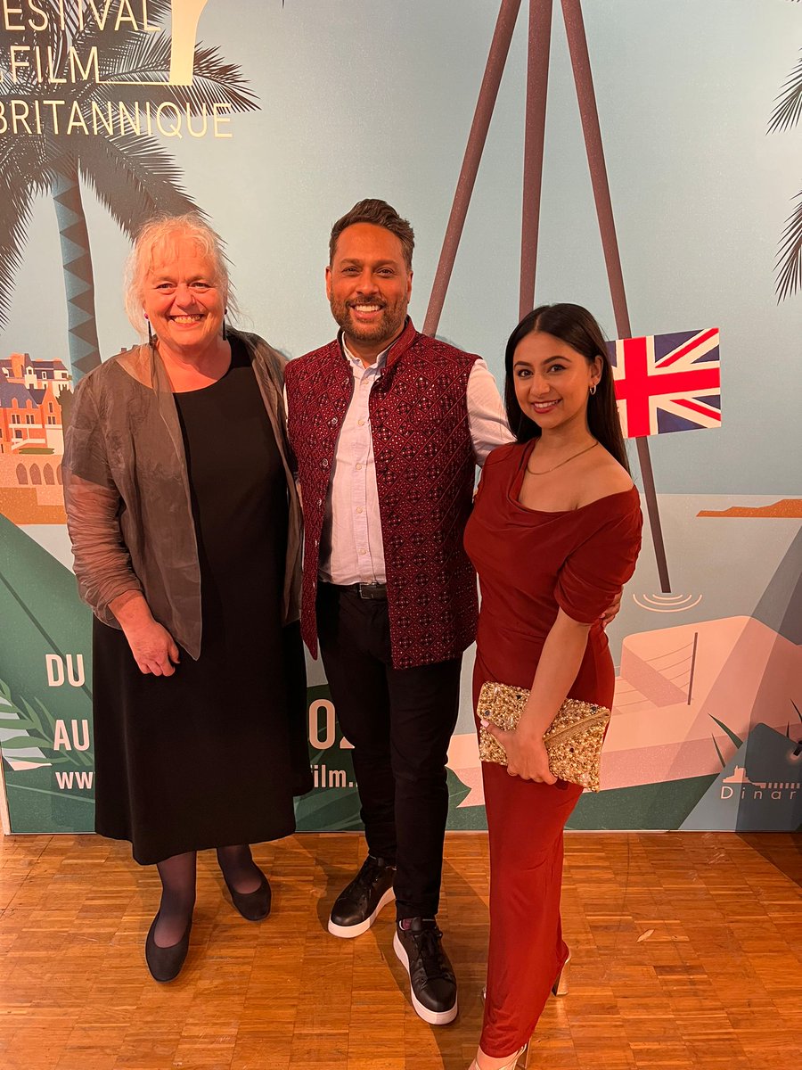 @praveshkumar_ and @RameetRauli have arrived @DinardFilm to represent #britishfilm with our @BFI supported debut feature @LittleEngFilm - the film is screening FOUR times to sold out audiences 💪😍🤩🎬