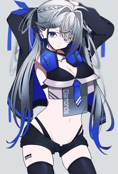 『鼠径部×絶対領域』って良いと思いませんか? 僕は良いと思います