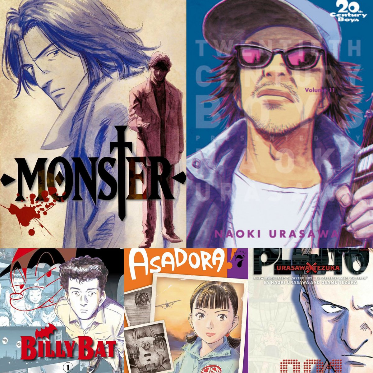 Phoenix_Pog's tweet image. Naoki Urasawa clears so hard it’s not even close