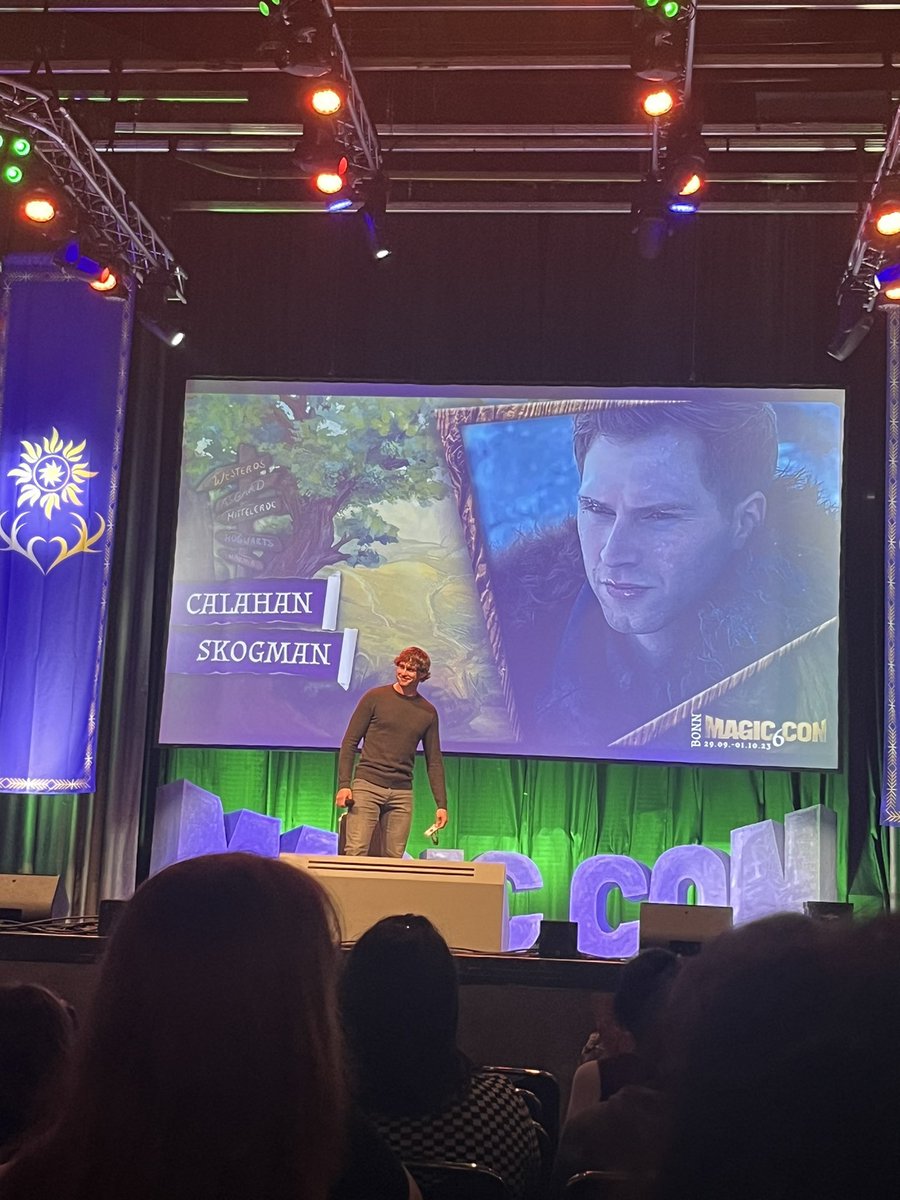 SoundsOfSeries's tweet image. Calahan Skogman would love his character to be friends with Wylan or Kaz. #ShadowAndBone #MagicCon