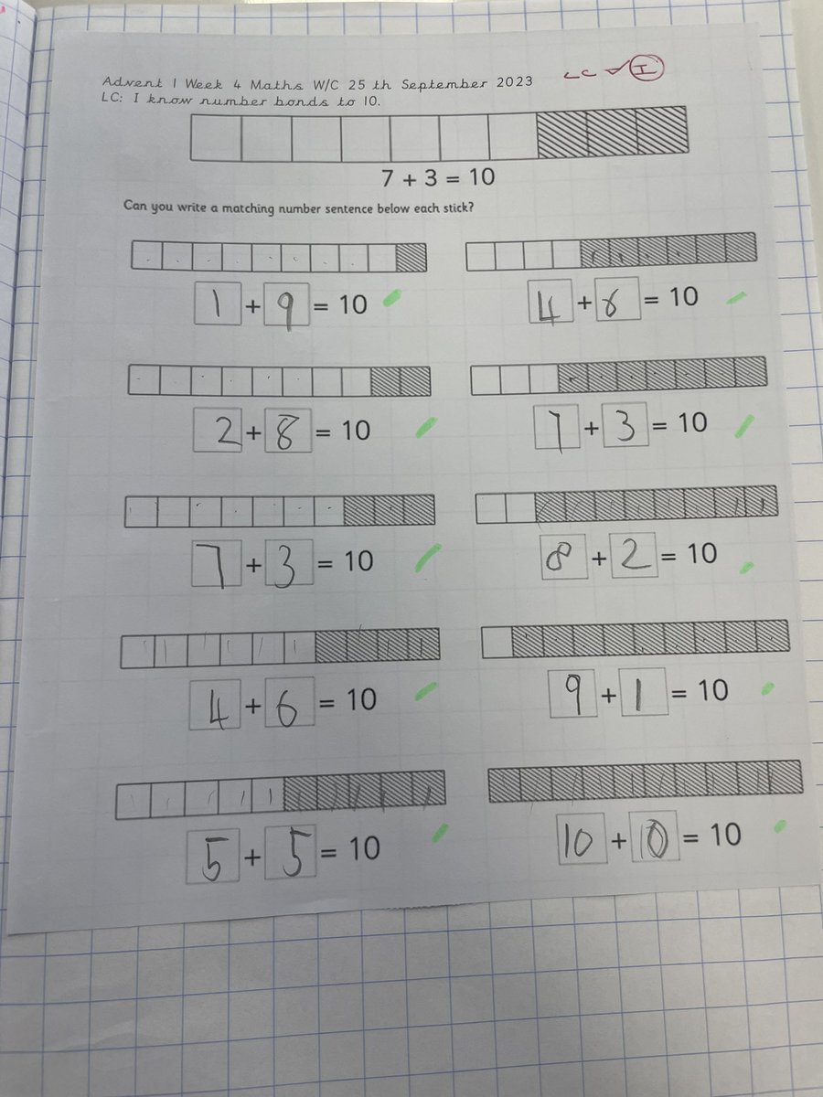 class4stmarys's tweet photo. Another fantastic week in Class 4!!

We’ve done some amazing spellings in English and in Maths we’ve done our number bonds to 10 and even tried number bonds to 20! 

In Topic we looked at the paintings of Joseph Wright and even did some of our own! We did amazing! https://t.co/hyDXGuBXJ1