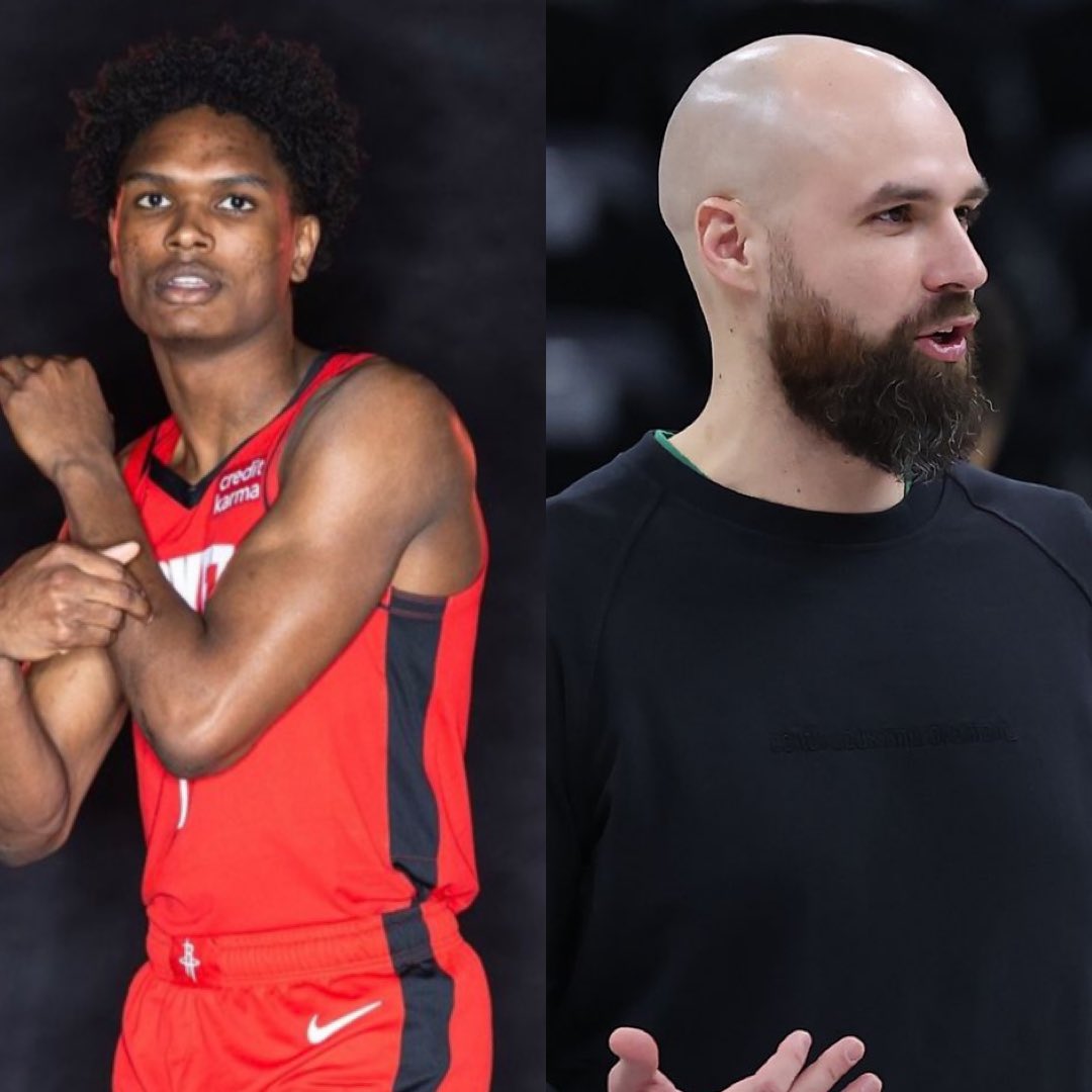 BradeauxNBA's tweet photo. Amen Thompson has been putting in work with Ben Sullivan this off-season!

“I put a lot of hours in with Ben Sullivan just on my jump shot and I feel way more confident than I did even going into summer league. Over time, I know I’ll be a great shooter.” https://t.co/KIyKFbyKQ6