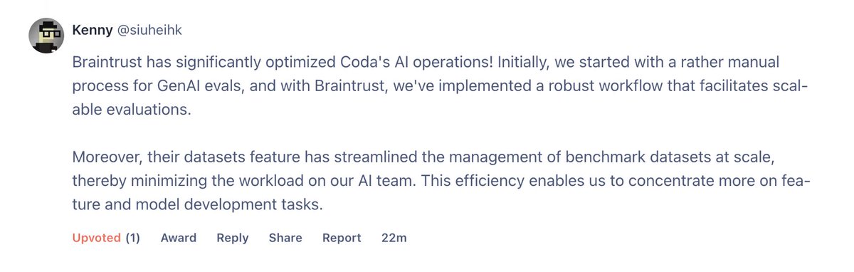 Ankur Goyal tweet media