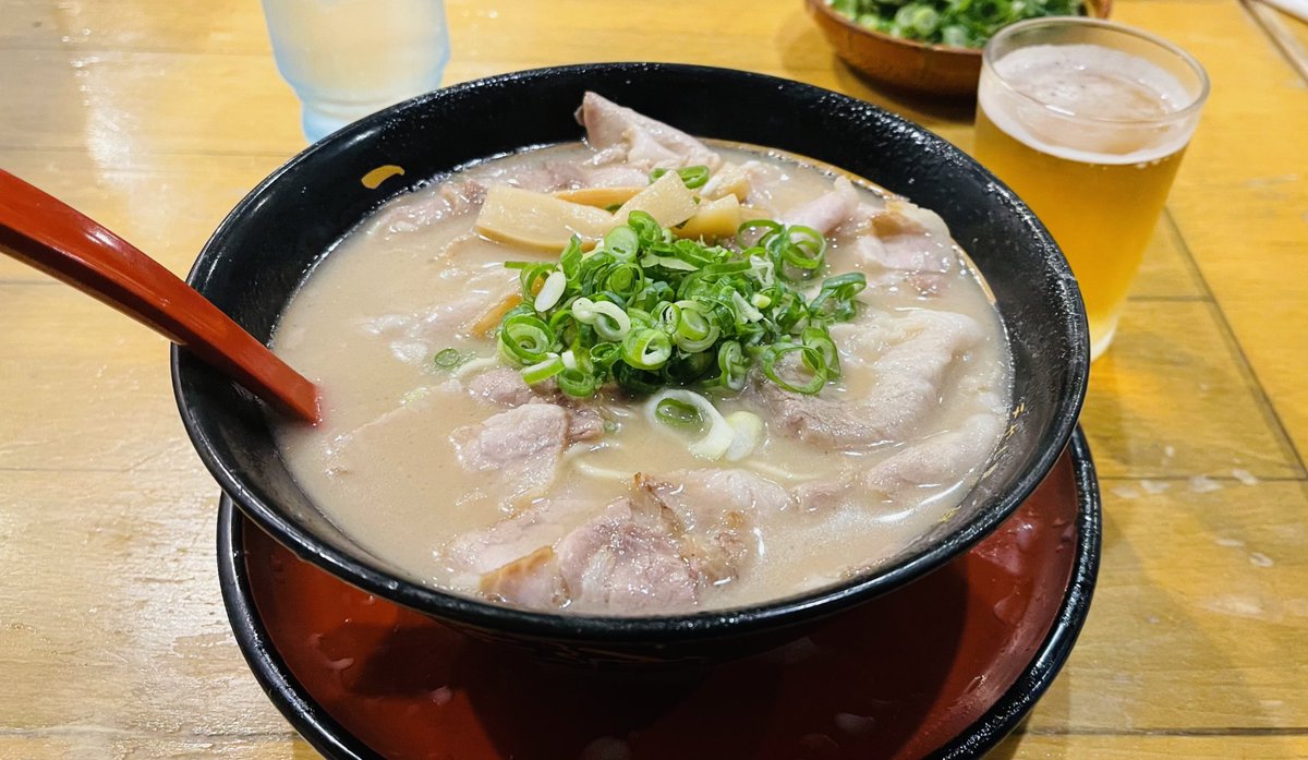 こんな時間でも満席ー‼︎
いただきます🍜