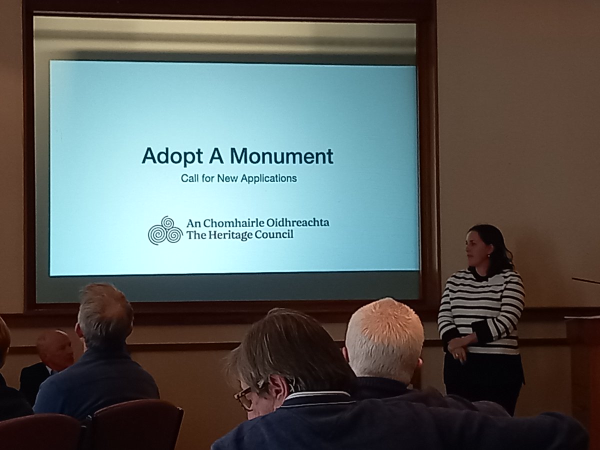 ADOPT a Monument  Conference thanks to #heritagecouncil and #abarta for invitation to talk about Galway Community Archaeology Project.