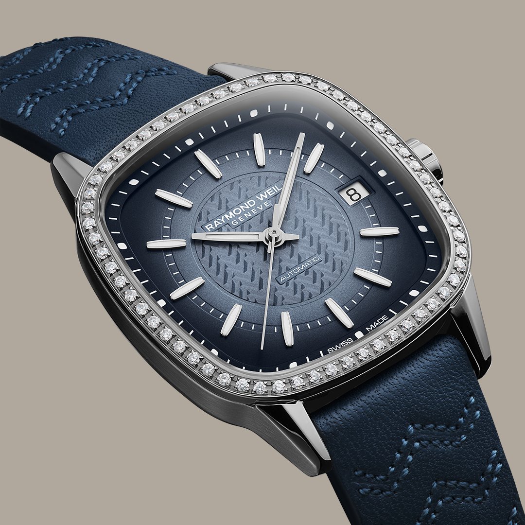 raymondweil's tweet image. Freelancer automatic collection. 

Fusing a cushion-shaped design with signature brand details that radiate contemporary sophistication, the new Freelancer collection has arrived. 

Explore: bit.ly/3REe8jZ

#RAYMONDWEIL #DiamondWatch #AutomaticWatch #SquareWatch