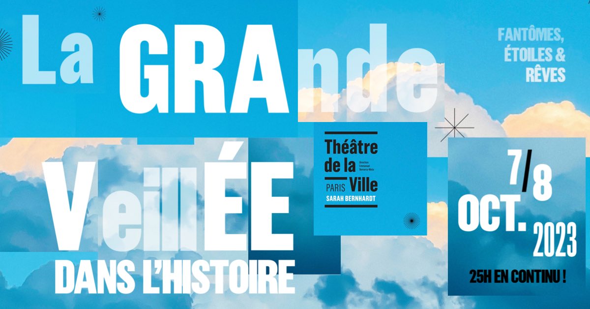 🔜 #LaGrandeVeillee 📆 7 & 8/10/2023 📍#TDLVSarahB 25H EN CONTINU, UN RELAIS DE PLUS DE 300 ARTISTES 🚀 Entrée libre sur réservation 👉🏻 bit.ly/LGV_TDLV_1 🤝 @ARTEfr @le_Parisien @_LeBonbon