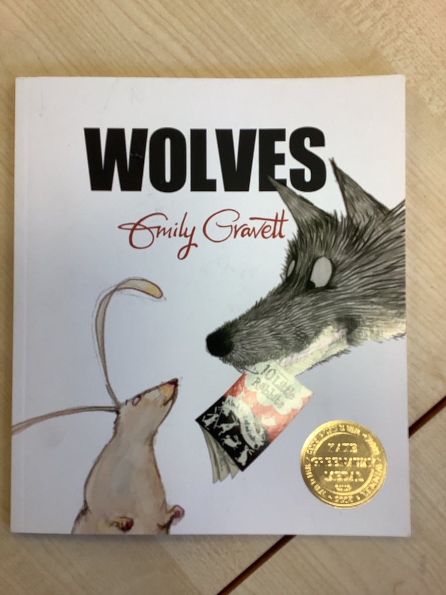 StPhilipsY2C's tweet photo. Today we read ‘Wolves’ by Emily Gravett to launch our next English topic. They children generated adjectives  to describe wolves and then learned to draw a picture of a wolf. @StPhilipCEAP #teamstphilips https://t.co/yo9ZWsIQWd
