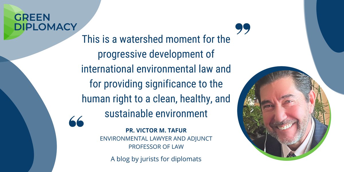 📝To inform proceedings concerning the #ICJAO on #ClimateChange, ICEL issued a note providing a restatement of the relevant international #law that the Court will need to consider. Pr. Victor M. Tafur provides a summary of this note. 

👉Read more here : greendiplomacy.org/article/releas…