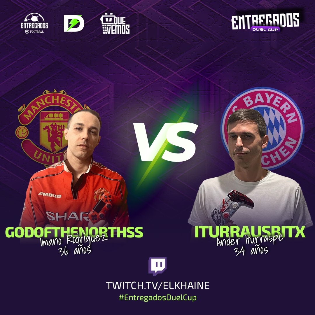 ¡Esto no para aquí! 🙌

El partido #11 presenta a <a href="/jerbaman/">Imanol Rodriguez</a> vs <a href="/Ander8Iturraspe/">Ander Iturraspe</a>. Dos jugadores excepcionales se enfrentarán y resaltarán sus destrezas en la #EntregadosDuelCup.  

¡No te pierdas su actuación!🔥