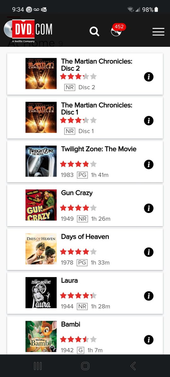 prewitt_dustin's tweet photo. When I heard that @dvdnetflix was closing, it felt like hearing that a close friend was terminally ill. The fact that the end date was after my b-day was extra bittersweet. But I made the most of my time left. #getthroughmyqueue https://t.co/DliQvwZVeG