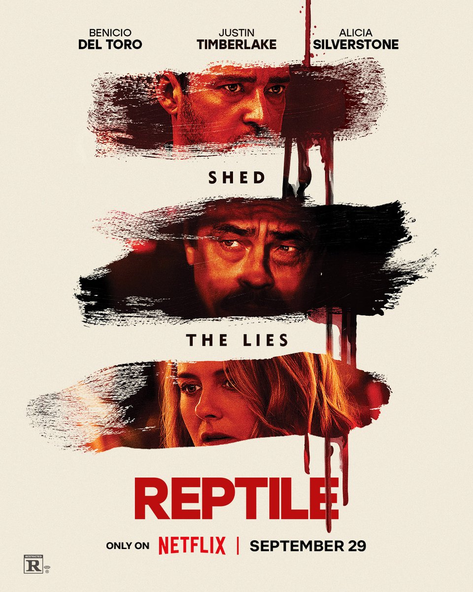 jtimberlakepics's tweet image. 🚨 | 'Reptile' starring Benicio del Toro, Justin Timberlake and Alicia Silverstone is now streaming on Netflix.