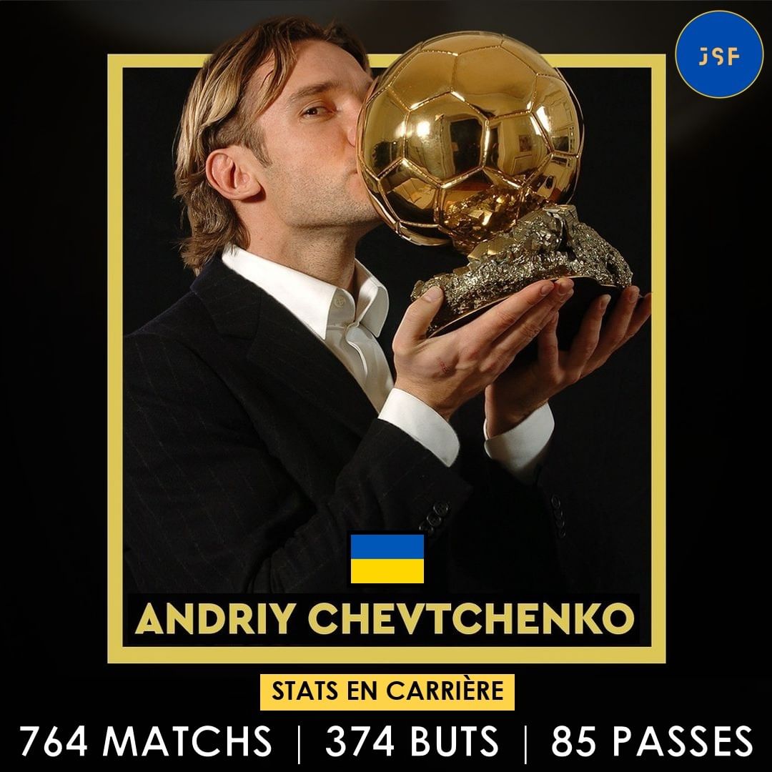 jordan_stats's tweet photo. 🇺🇦 Joyeux anniversaire au Ballon d'or 2004 Andreï Chevtchenko qui fête ces 47 ans 🎂

📊 Stats en carrière :
🏟️ 764 Matchs
⚽ 374 Buts
🎯 85 Passes décisives

#Shevchenko #chevtchenko #acmilan #milanac #ballondor #ukraine https://t.co/1NXPlZQbEH