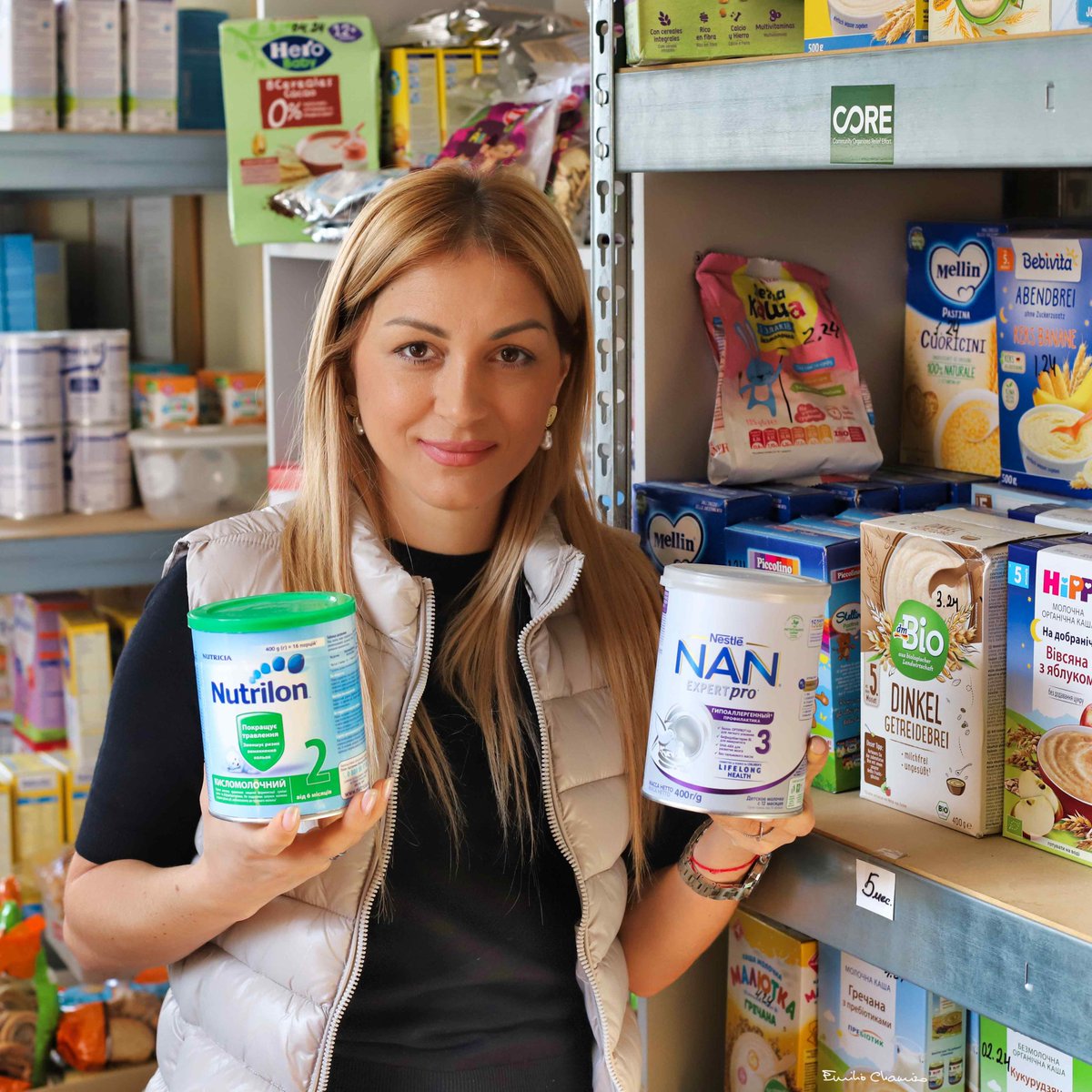 En Ucrania se necesita leche infantil en polvo. #BabyFood