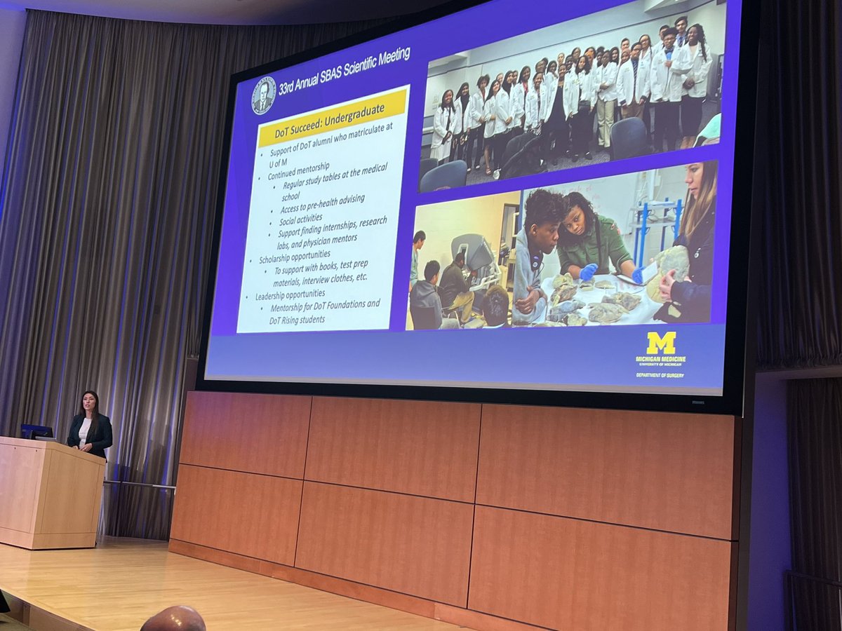 SocietyofBAS's tweet photo. We don't know about y'all but we're SO inspired with the local #SBASUMich2023 program, especially the PHENOMENAL #DoctorsofTomorrow program. Learn more about this INSPIRING program &amp; how you can bring something similar to yours!✊🏿
https://t.co/0Cv14HJPQl

https://t.co/i6zFE3lVma https://t.co/JNVs5ArM9w