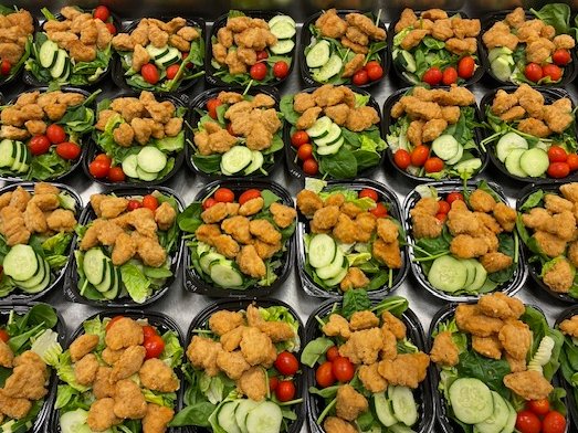 Chesapeake Public Schools Nutrition Services (@cps_sns) on Twitter photo Our team <a href="/hes_cps/">Hickory Elementary</a> made these delicious Crispy Chicken Salads this week ๐ Crispy popcorn chicken on a bed of crunchy romaine & spinach with regionally grown cucumbers & tomatoes- Yum! <a href="/cpschoolsva/">๐พ๐๐๐จ๐๐ฅ๐๐๐ ๐ ๐๐ช๐๐ก๐๐ ๐๐๐๐ค๐ค๐ก๐จ</a> Our team <a href="/hes_cps/">Hickory Elementary</a> made these delicious Crispy Chicken Salads this week ๐ Crispy popcorn chicken on a bed of crunchy romaine & spinach with regionally grown cucumbers & tomatoes- Yum! <a href="/cpschoolsva/">๐พ๐๐๐จ๐๐ฅ๐๐๐ ๐ ๐๐ช๐๐ก๐๐ ๐๐๐๐ค๐ค๐ก๐จ</a>