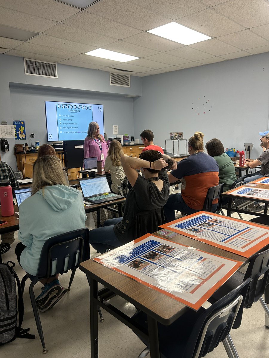 High School ELA began their professional learning today with choice sessions. Topics included inquiry-based learning, enrichment and extension, choice reading, formative assessment, and secondary literacy communities. #WeAreWentzville #WSDlearns