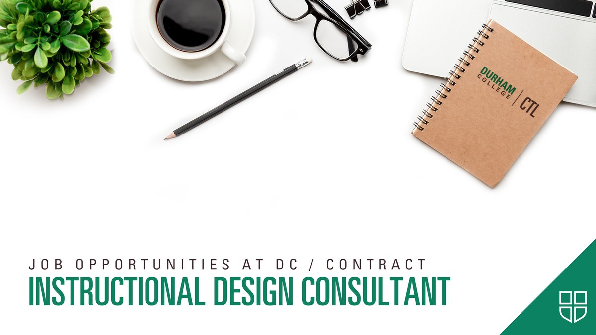 NEW JOB OPPORTUNITY AT DC 📣 The CTL is looking for an enthusiastic and experienced Instructional Design Consultant that is ready to support our eLearning team over the next couple years. Interested? Please visit: durhamcollege.ca/about/employme… #LeadingTheWay