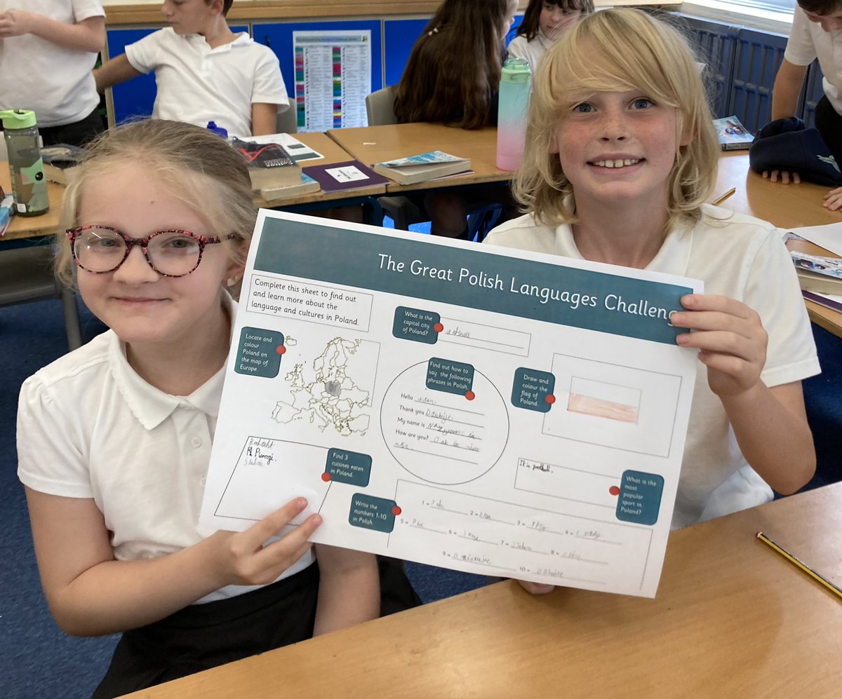 BPSHull's tweet photo. 5AR loved carrying out a short โtourโ of the Polish language for European Day of Languages this week! Witam wszystkich! ๐ต๐ฑ #BPSLanguages https://t.co/MScmTJ5qf7